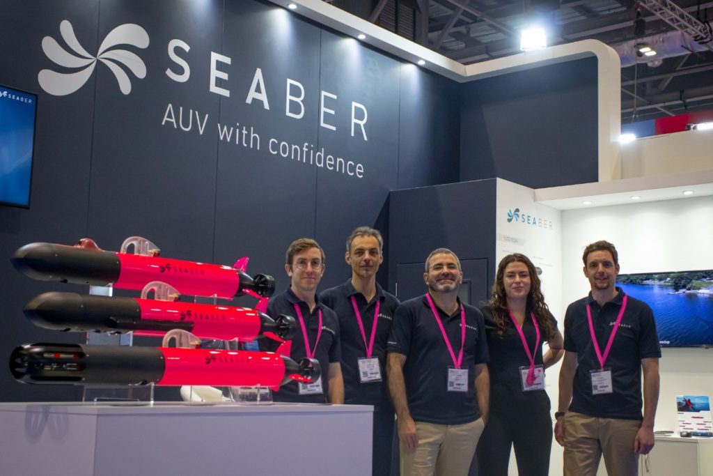 SEABER team at the Oceanology Meeting