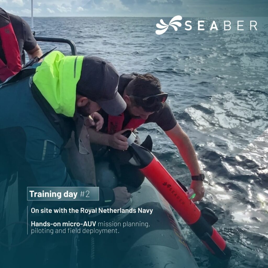 Last week, the Royal Netherlands Navy visited us in Lorient for an in-depth training session on our AUV's.