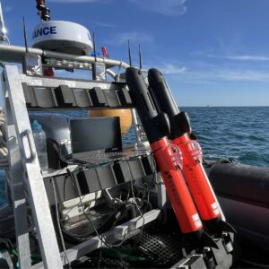 AUVs stacked from RHIB